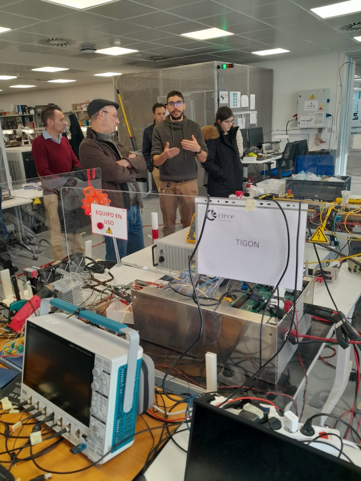 Our team on site in Spain in lead-up to demo phase